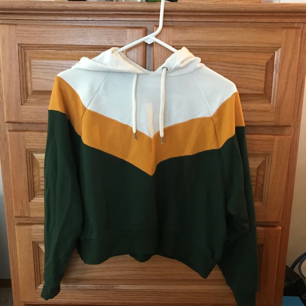 Monki Tri-Color Hoodie